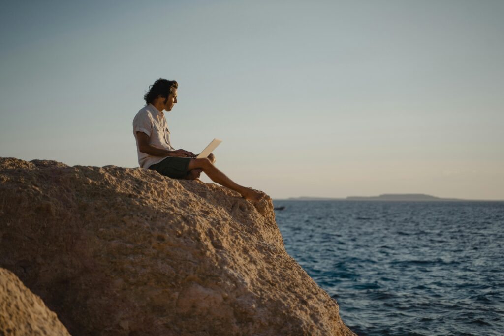 man reading Tax Guidance in Spain